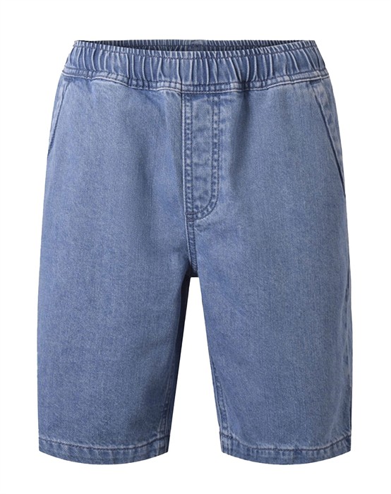 Denim Jogger Shorts